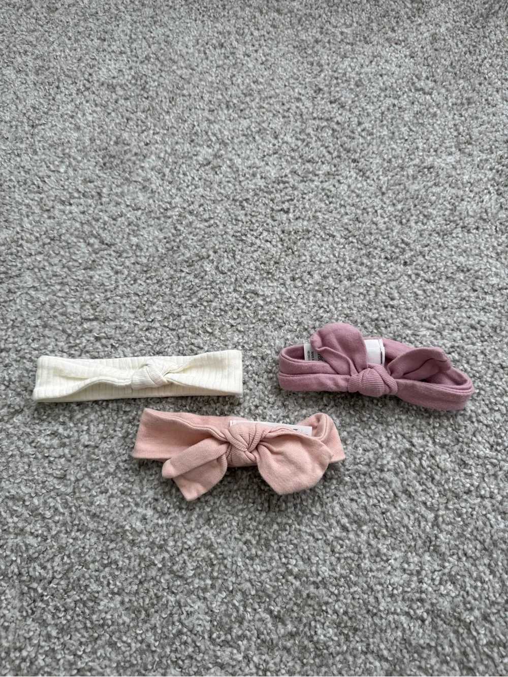 ✨Target Girls Knotted Headband Set - Dusty Pink, Mauve & Cream✨